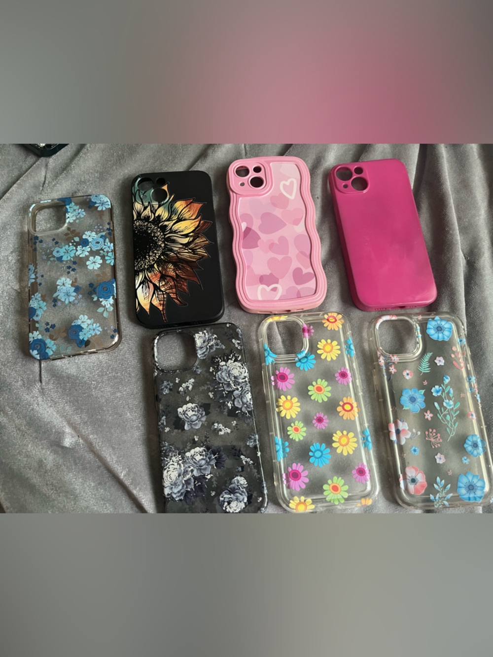 Assorted Pink & Floral iPhone 13 Cases - Multi-Pack